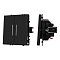 Механизм выключателя двухклавишный проходной LED SWT-NOBE-MKP2-SFPL-L-BK (230V, 10A) (Arlight, -)