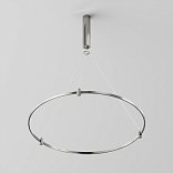 Готовая конструкция круглая D800мм c основанием под блок питания без светильников и блока питания, платина