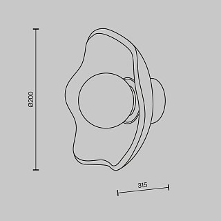Настенный светильник (бра) Miracle G9х1