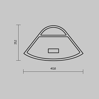 Комплект заглушек (для профиля 30×30) 2 шт., ALM-3030-EC 642073