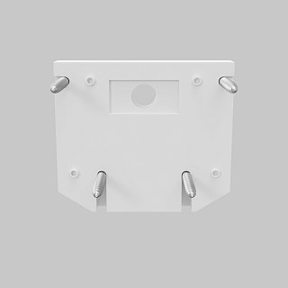 Торцевая заглушка для демпферного шинопровода, белая, 1шт.