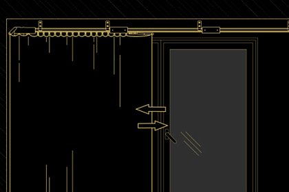 Открытие от края до края. Крепление на стену