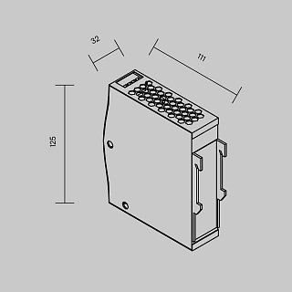Источник напряжения PSL015 24В 75Вт IP 20 821011