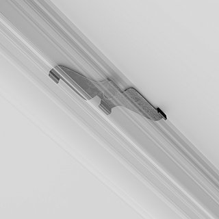 Фиксатор для накладного монтажа Exility черный, 2шт