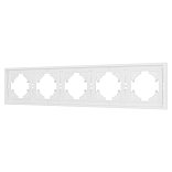 Рамка пластиковая FRM-TENDO-PL-5-WH (Arlight, -)