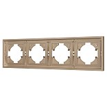 Рамка пластиковая FRM-TENDO-PL-4-GD (Arlight, -)