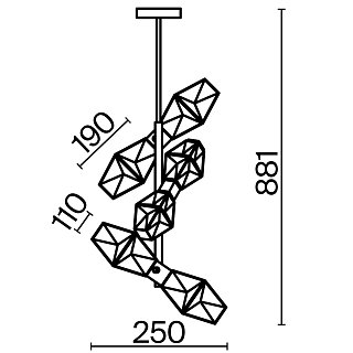 Подвесной светильник Cocktail time G9х6