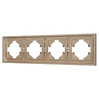 Рамка пластиковая FRM-TENDO-PL-4-GD (Arlight, -)