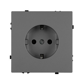 Механизм электрической розетки SCT-NOBE-MEU1-SFPL-GR (230V, 16A) (Arlight, -)