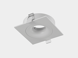 Корпус светильника потолочный встраиваемый  наклонно-поворотный, COMBO-2S1-WH, Белый, IP20, COMBO-2S1-WH