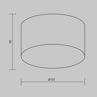 Потолочный светильник Zon IP 4000 15Вт IP 65