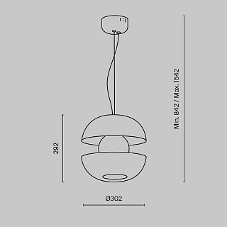 Подвесной светильник Rebel 3000K 6Вт