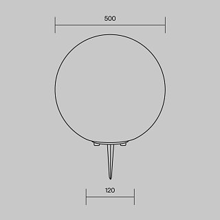 Ландшафтный светильник Erda E27х1 30Вт IP 54