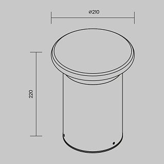 Ландшафтный светильник Grip 3000K 10Вт IP 54