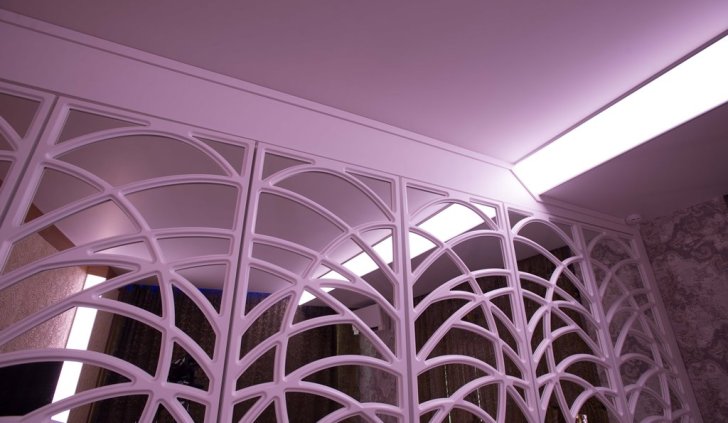 Светодиодное освещение гостиной светодиодной RGB лентой Arlight