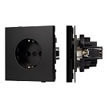 Механизм электрической розетки SCT-TENDO-MEU1-PL-BK (230V, 16A) (Arlight, -)