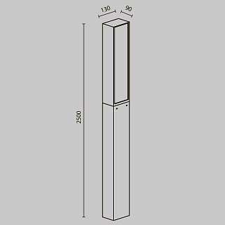 Садово-парковый светильник Blitz 3000К 40Вт IP 65