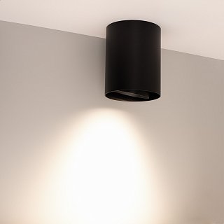 Светильник SP-FOCUS-R132-24W Day4000 (BK, 50 deg, 230V) (Arlight, IP54 Металл, 5 лет)