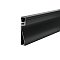 Алюминиевый профиль плинтус 80×18 (Черный, 2 м), ALM-8018-B-2M