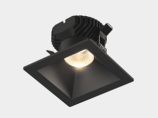 Рамка для серии COMBO 3, квадратная, черная, COMBO-3S1-BL