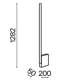 Напольный светильник (торшер) Solid 3000К 24Вт