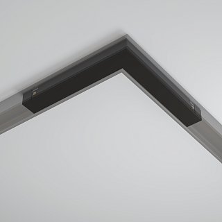 Угловой коннектор питания Basity, черный