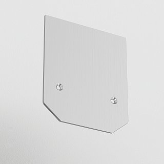 Заглушка торцевая для профиля TRA004MP-21S S35 серый