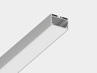Подвесной/накладной алюминиевый профиль Design LED LS 4932, 2500 мм, анодированный, LS.4932