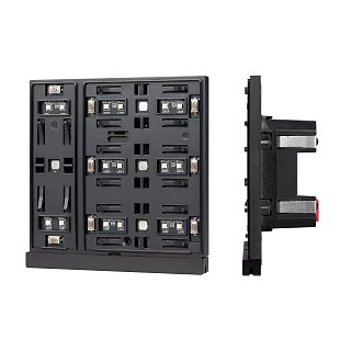 INTELLIGENT ARLIGHT Механизм панели KNX-304-22-IN Black (Bus) (IARL, IP20 Пластик, 2 года)