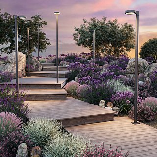 Парковый светильник Dion 3000К 50Вт IP 65