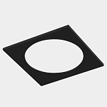 Рамка для серии COMBO 1 квадратная, черная, COMBO-1S1-BL