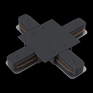 Коннектор Х-образный Unity встраиваемый черный