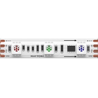 Светодиодная лента 12В 5050 14,4Вт/м RGB 5м IP 65 201243