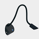 Светильник настенный WL BED черный, диммируемый, BQ003103-A-3-DIM-BL-WW