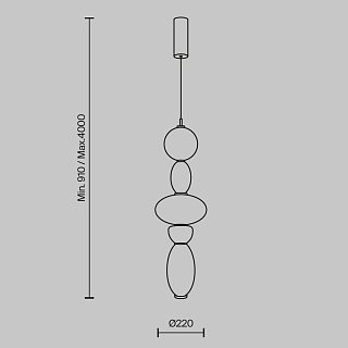 Подвесной светильник Adore 3000К 23Вт