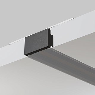 Заглушка для накладного/встраиваемого шинопровода, 2 шт. Basity, черный