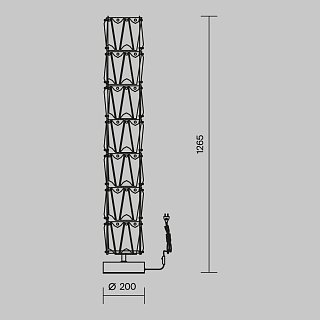 Напольный светильник (торшер) Puntes E14х8