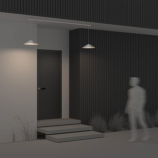 Уличный трековый светильник Campana Elasity IP 3000K 12Вт 120° белый