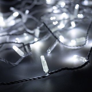 Светодиодная гирлянда ARD-STRING-CLASSIC-1000-WHITE-100LED-PULSE White (230V, 7W) (Ardecoled, IP65)