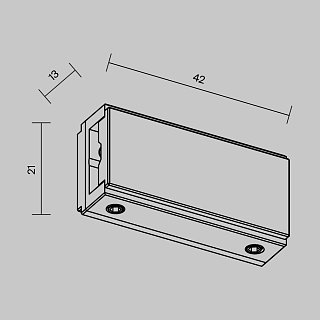 Прямой коннектор питания Flexity