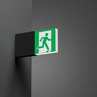 Световой указатель EMG-MARK-M-3H-BK (Arlight, IP40 Металл, 5 лет)