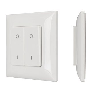 Панель SMART-P47-DIM-P-SUF (3V, 2 зоны, Knob, 2.4G) (Arlight, Пластик)