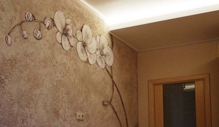 Декоративная светодиодная подсветка в комнате