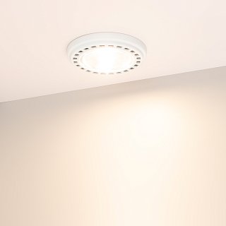 Лампа AR111-UNIT-G53-12W- Warm3000 (WH, 120 deg, 12V) (Arlight, Металл)