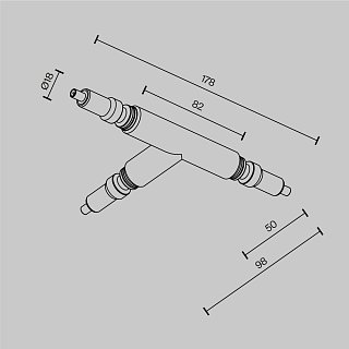 Фиксатор для накладного монтажа системы Axity