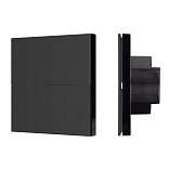 INTELLIGENT ARLIGHT Кнопочная панель SMART DALI-301-22-4K-D2-IN Black (BUS, Frameless) (IARL, IP20 Пластик, 5 лет)