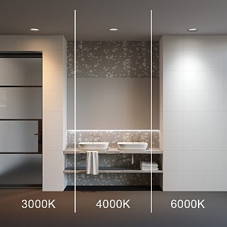 Встраиваемый светильник Okno 3000-4000-6000K 24W 100° IP 44