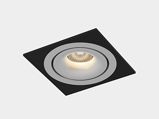 Рамка для серии COMBO 1 квадратная, черная, COMBO-1S1-BL