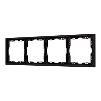 Рамка пластиковая FRM-NOBE-SFPL-4-BK (Arlight, -)