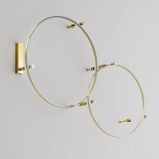 Шинопровод круглый 650 мм Flarity латунь